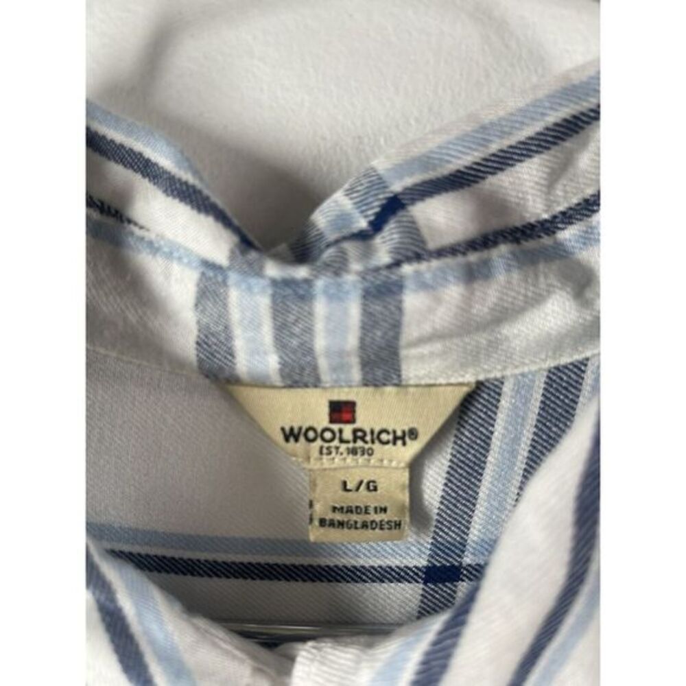 Woolrich Women's‎ Lightweight Plaid Shirt Size Large - Picture 3 of 5